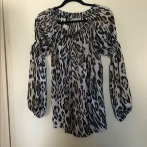 Alberto Makali off the shoulder top